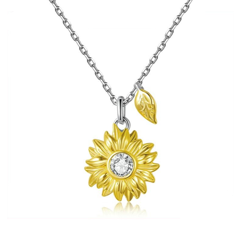 Collar Girasol - Plata .925
