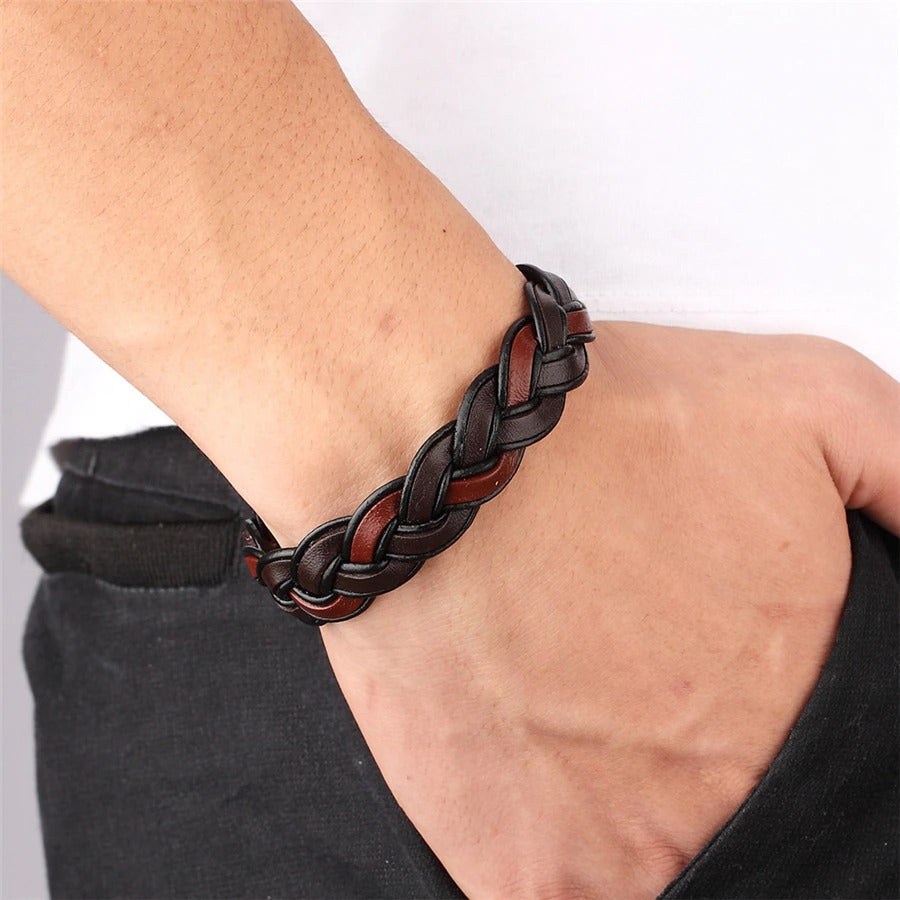 Pulsera Braid - Piel Natural