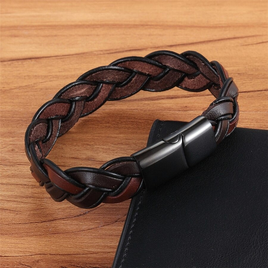 Pulsera Braid - Piel Natural