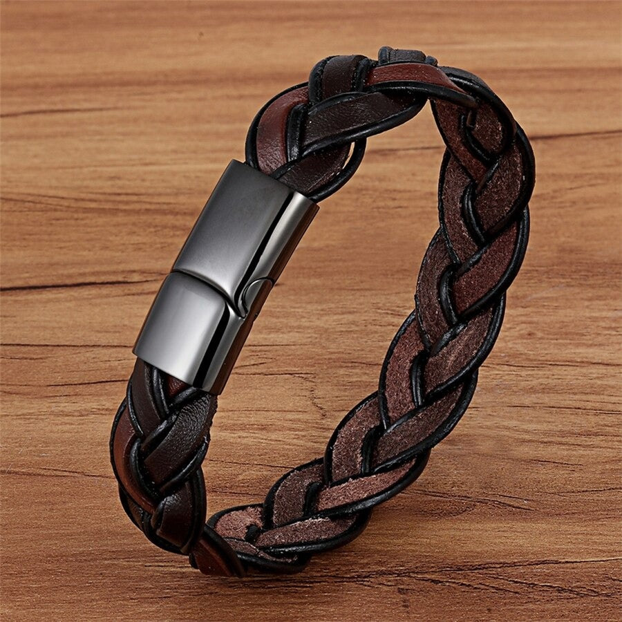 Pulsera Braid - Piel Natural