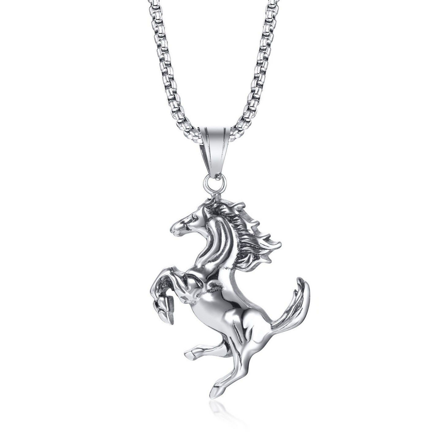 Collar Mustang - Acero Inox.