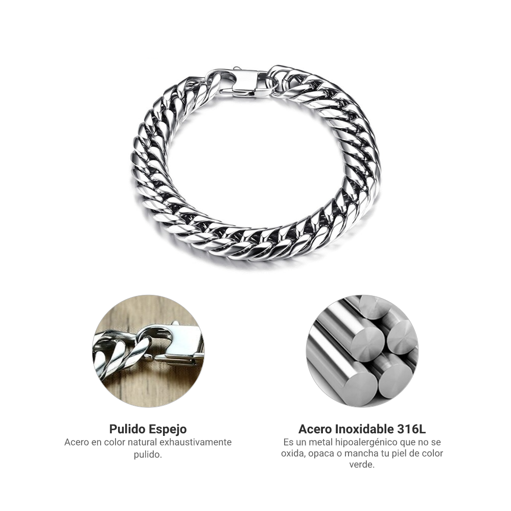 Pulsera Joshua - Acero Inox.