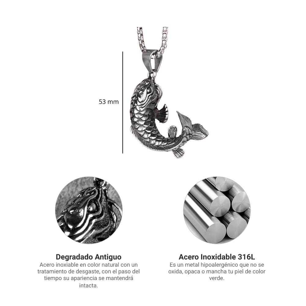 Collar Koi - Acero Inox.