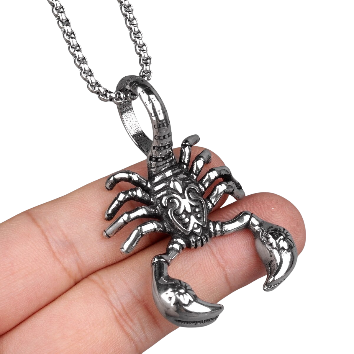 Collar Scorpio - Acero Inox.