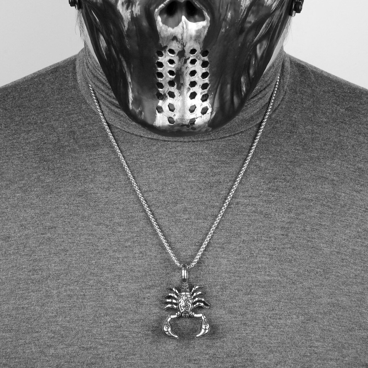 Collar Scorpio - Acero Inox.