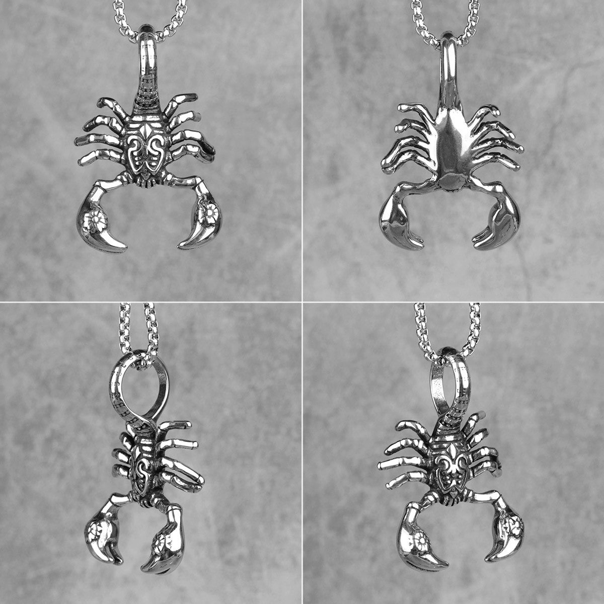 Collar Scorpio - Acero Inox.