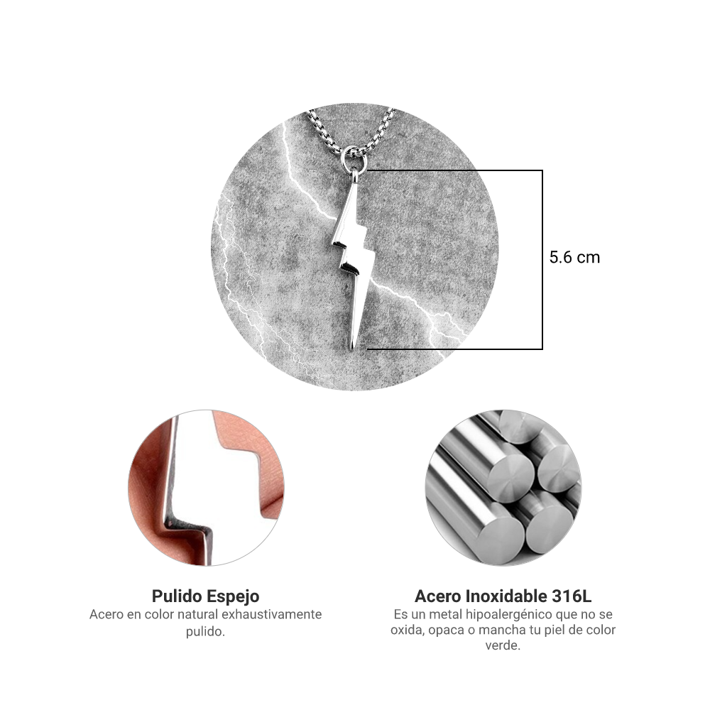 Collar Thunder - Acero Inox.