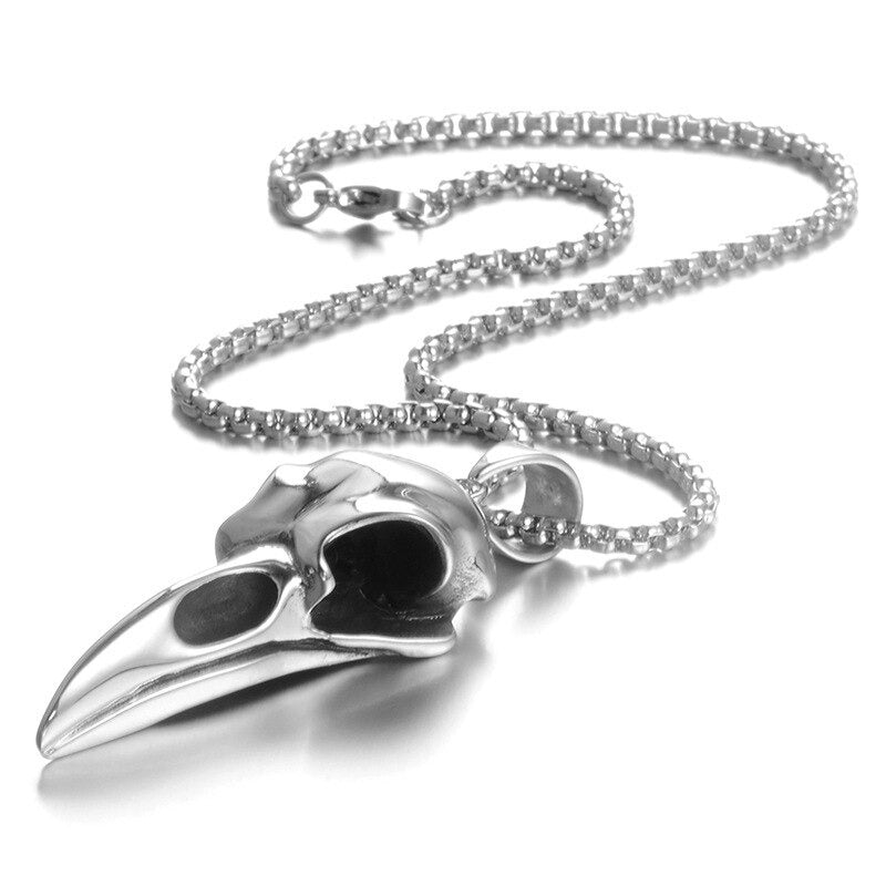 Collar Cuervo - Acero Inox.