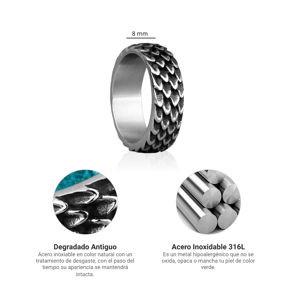 Anillo Dragon Egg detalles
