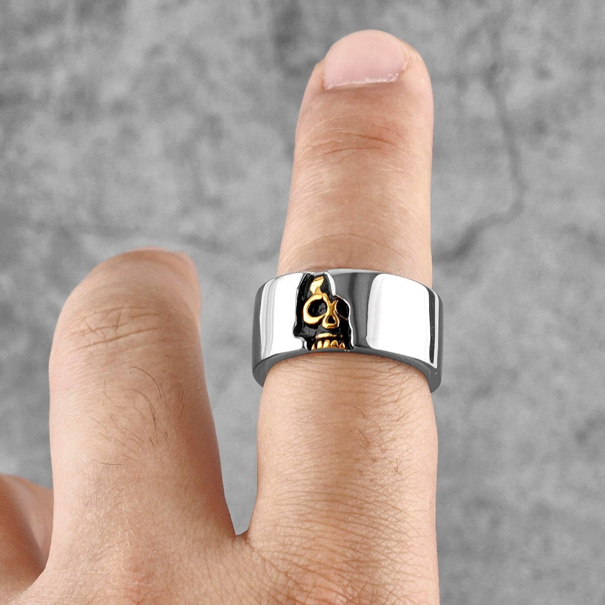 Anillo Enterrado Vivo - Acero Inox.