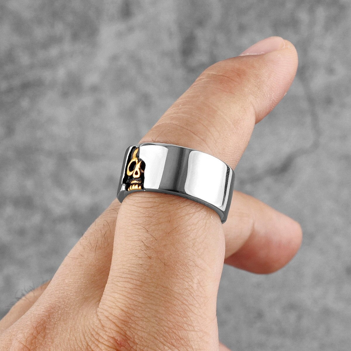 Anillo Enterrado Vivo - Acero Inox.