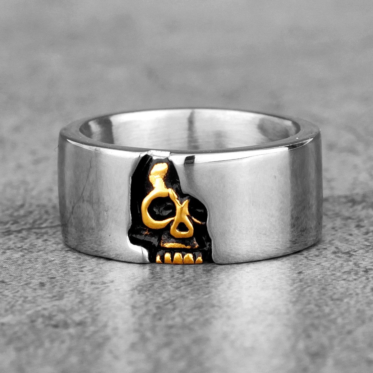 Anillo Enterrado Vivo - Acero Inox.