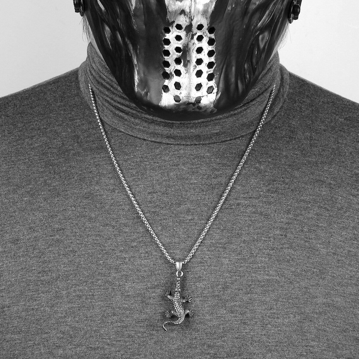 Collar Cocodrilo - Acero Inox.