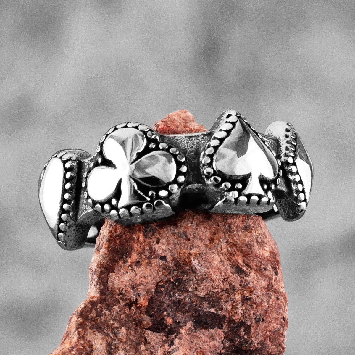 Anillo Póker - Acero Inox.