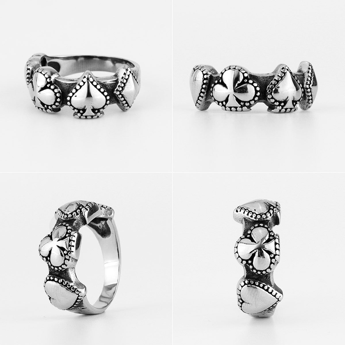 Anillo Póker - Acero Inox.
