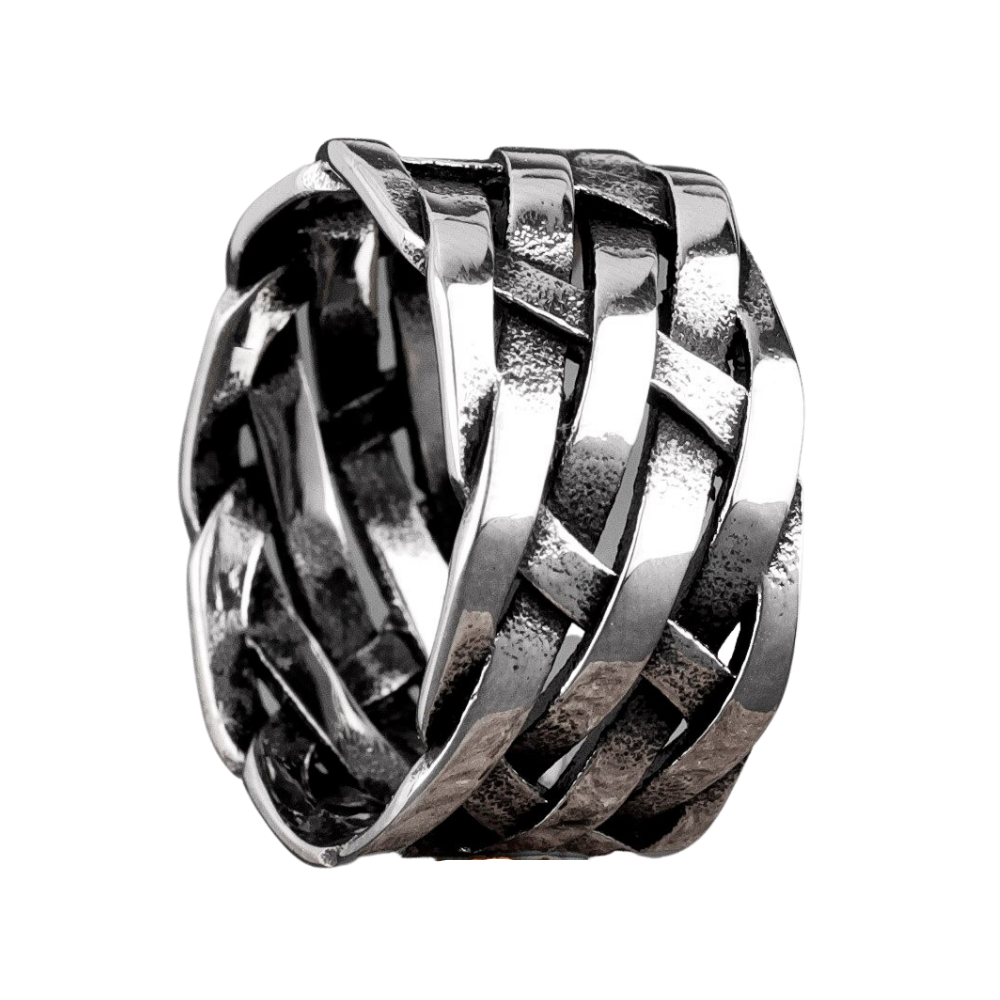 Anillo Inter Wave - Acero Inox.