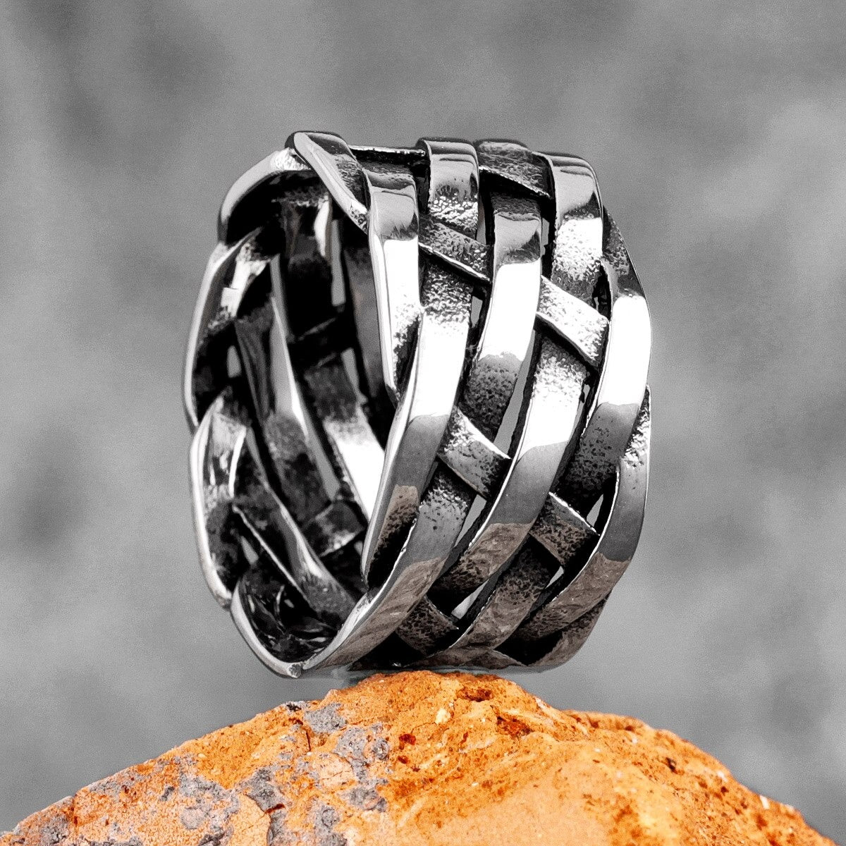 Anillo Inter Wave - Acero Inox.