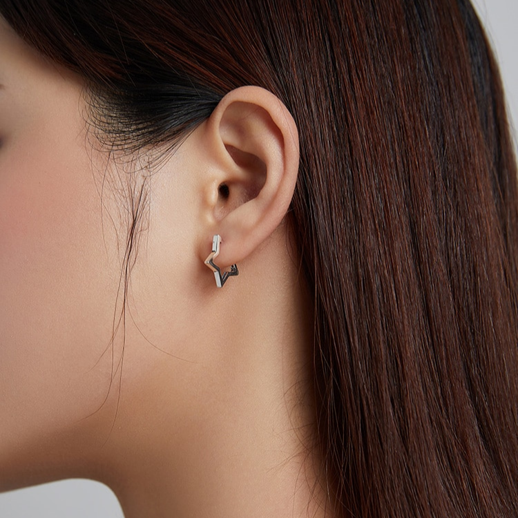 Aretes Estrellas - Plata .925
