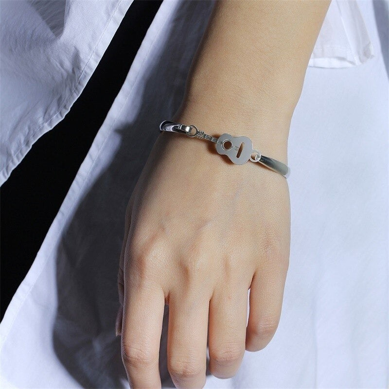 Pulsera Cuerdas - Acero Inox.