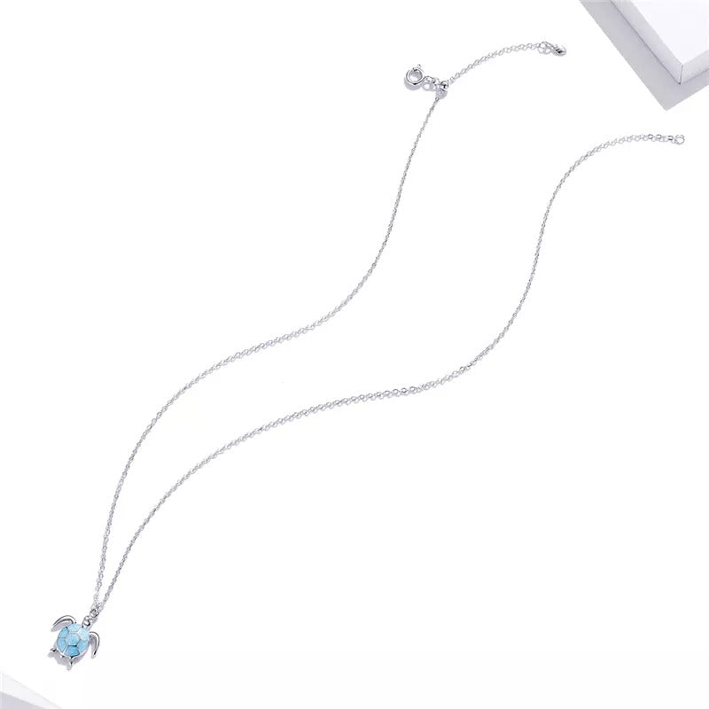 Collar Tortuga Marina - Plata .925