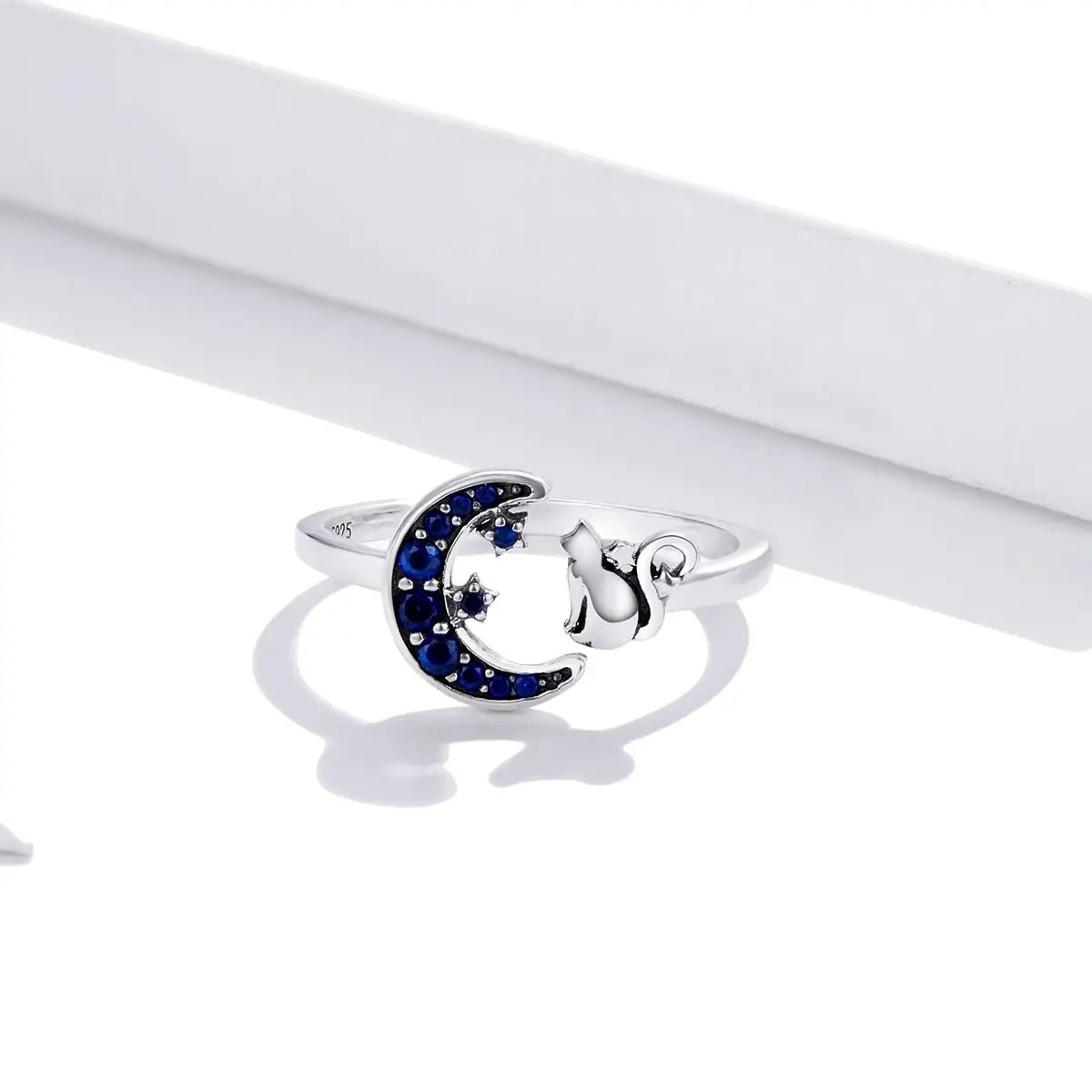 Anillo Luna Azul - Plata .925