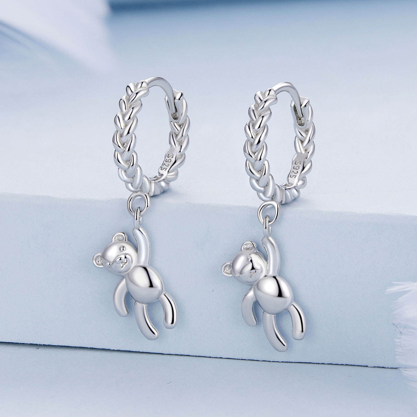 Aretes Teddy - Plata .925