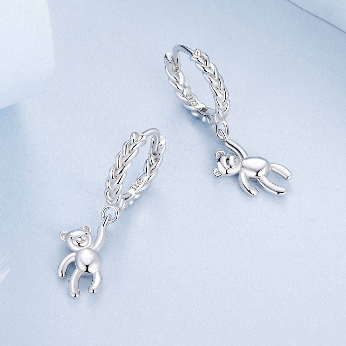 Aretes Teddy - Plata .925