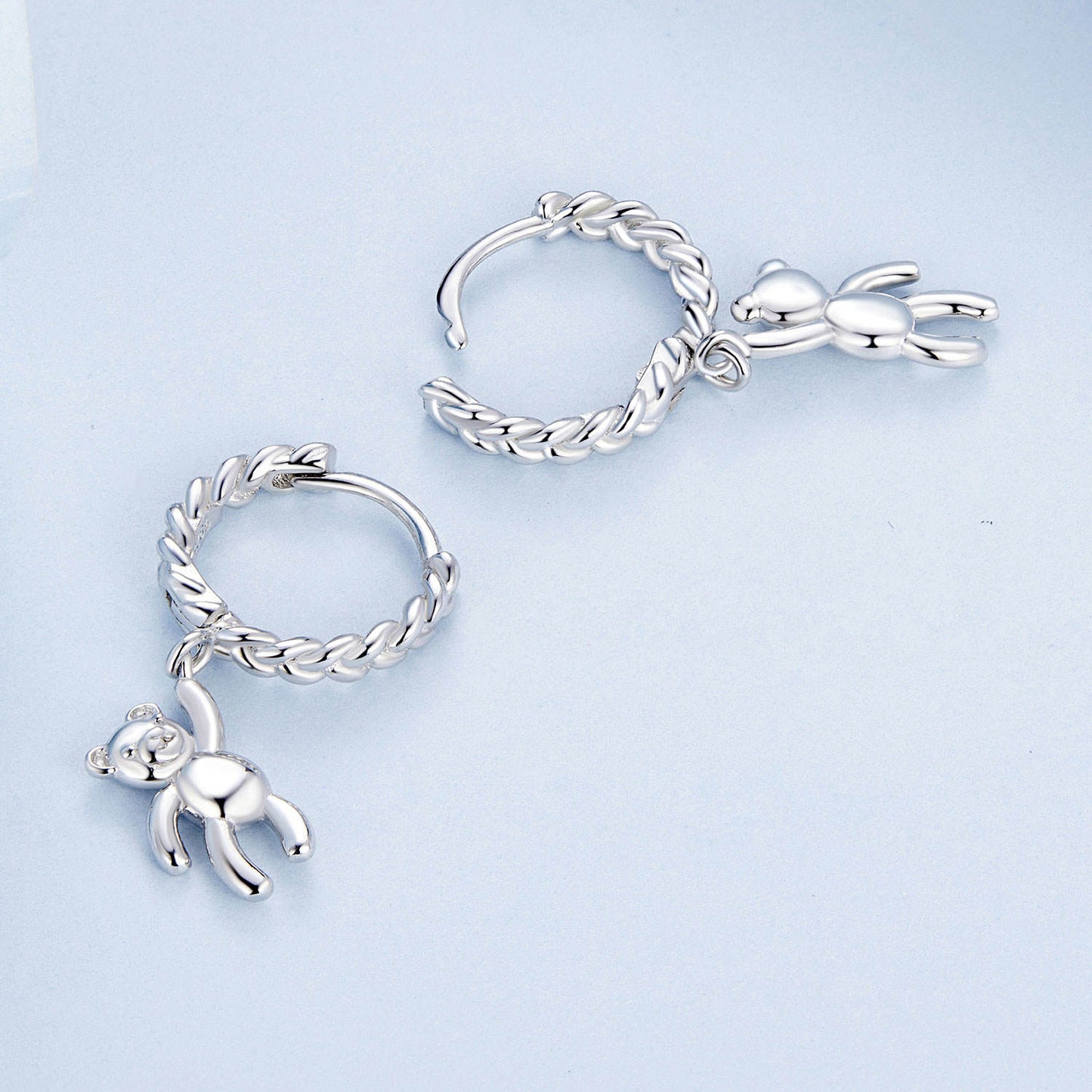 Aretes Teddy - Plata .925