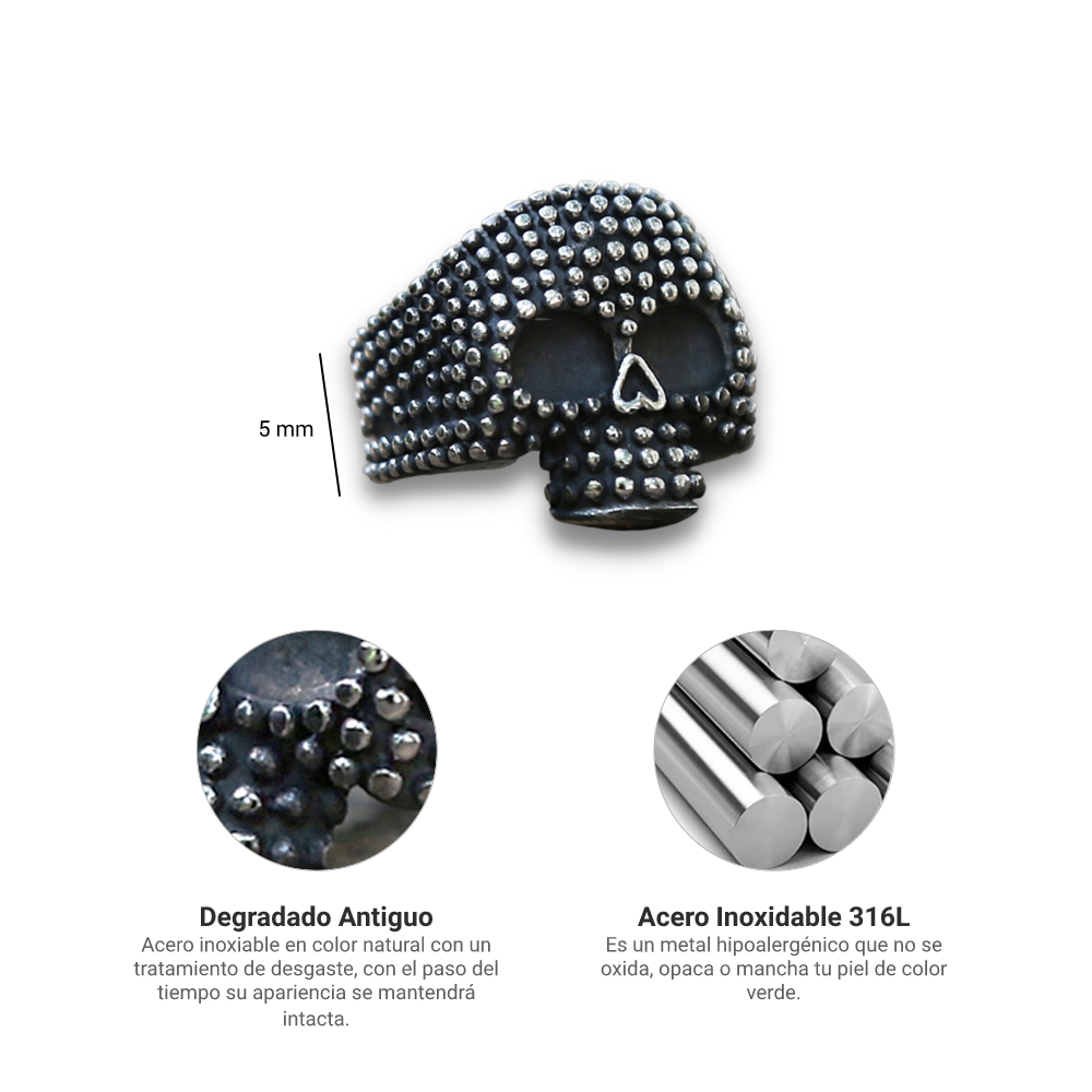 Anillo Dolor - Acero Inox.