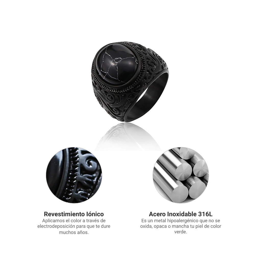 Anillo Misterio - Acero Inox.