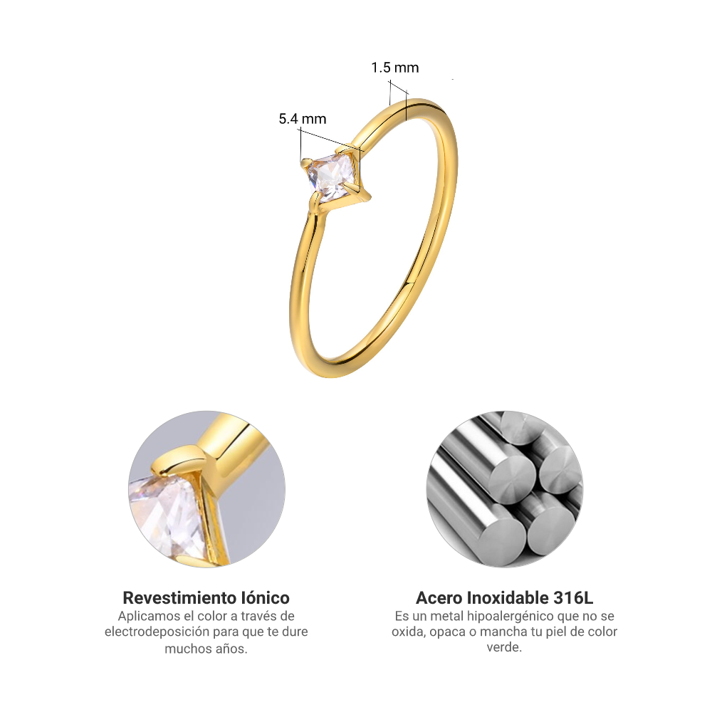Anillo Sutil - Acero Inox.
