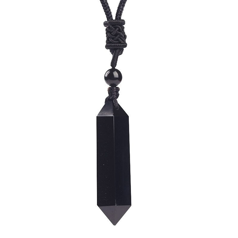 Collar Pristina - Obsidiana