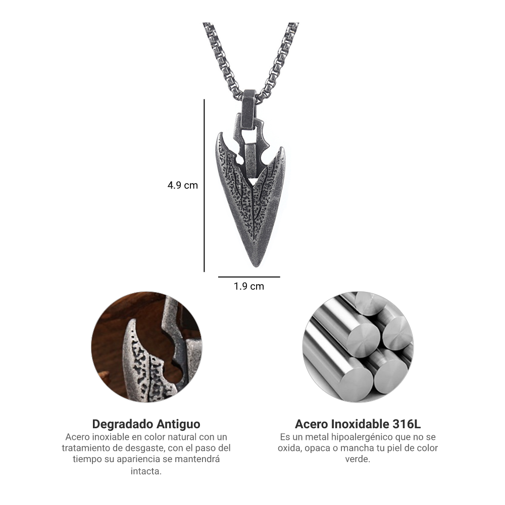 Collar Deseo Final - Acero Inox.