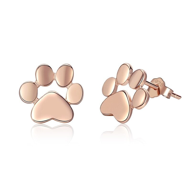 Aretes Huellitas - Plata .925