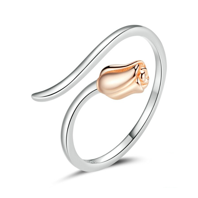 Anillo Una Rosa Para Ti - Plata .925
