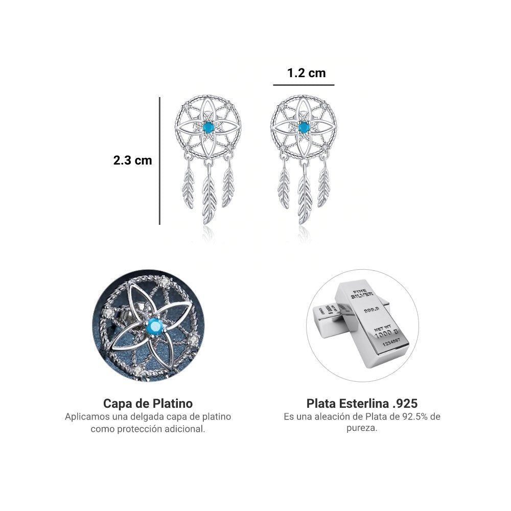 Atrapasueños Piedra Azul - Chulada Joyería