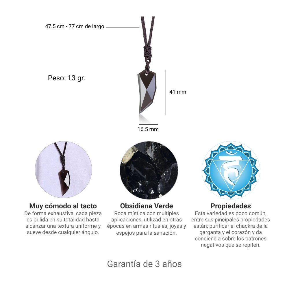 Obsidiana Lobo - Chulada Joyería