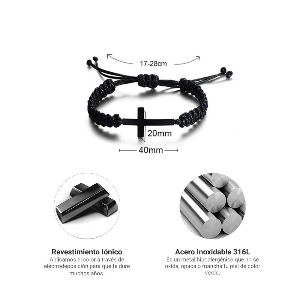 Trenzado con Cruz - Chulada Joyería