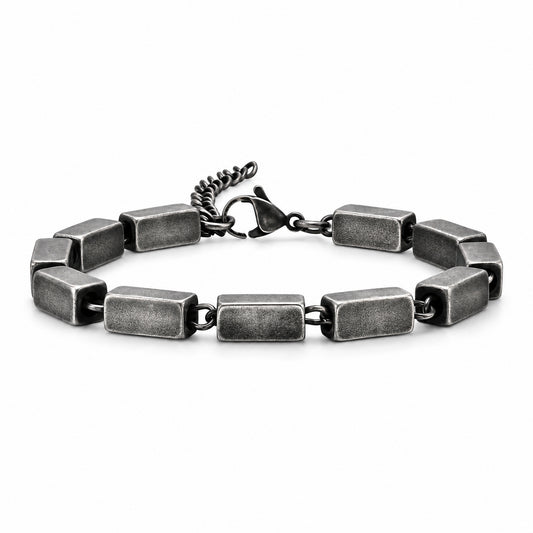 Pulsera Ladrillos - Acero Inox.