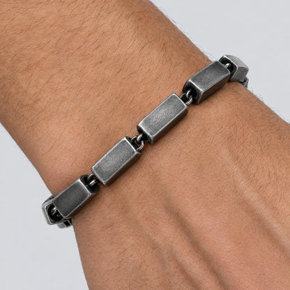Pulsera Ladrillos - Acero Inox.
