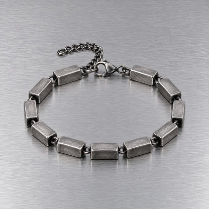 Pulsera Ladrillos - Acero Inox.