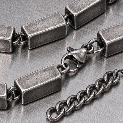 Pulsera Ladrillos - Acero Inox.