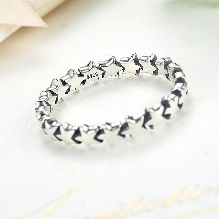 Anillo Estrellas - Plata .925