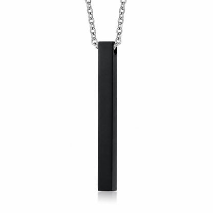 Collar Barra Vertical - Acero Inox.