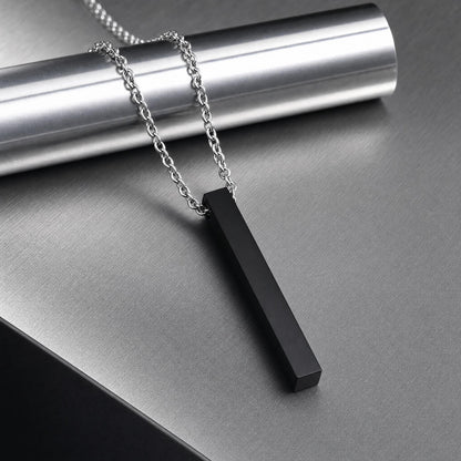 Collar Barra Vertical - Acero Inox.