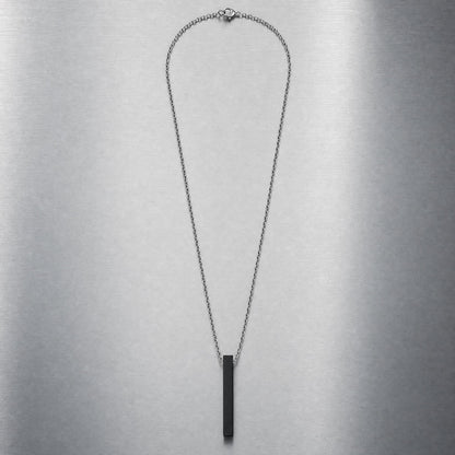 Collar Barra Vertical - Acero Inox.