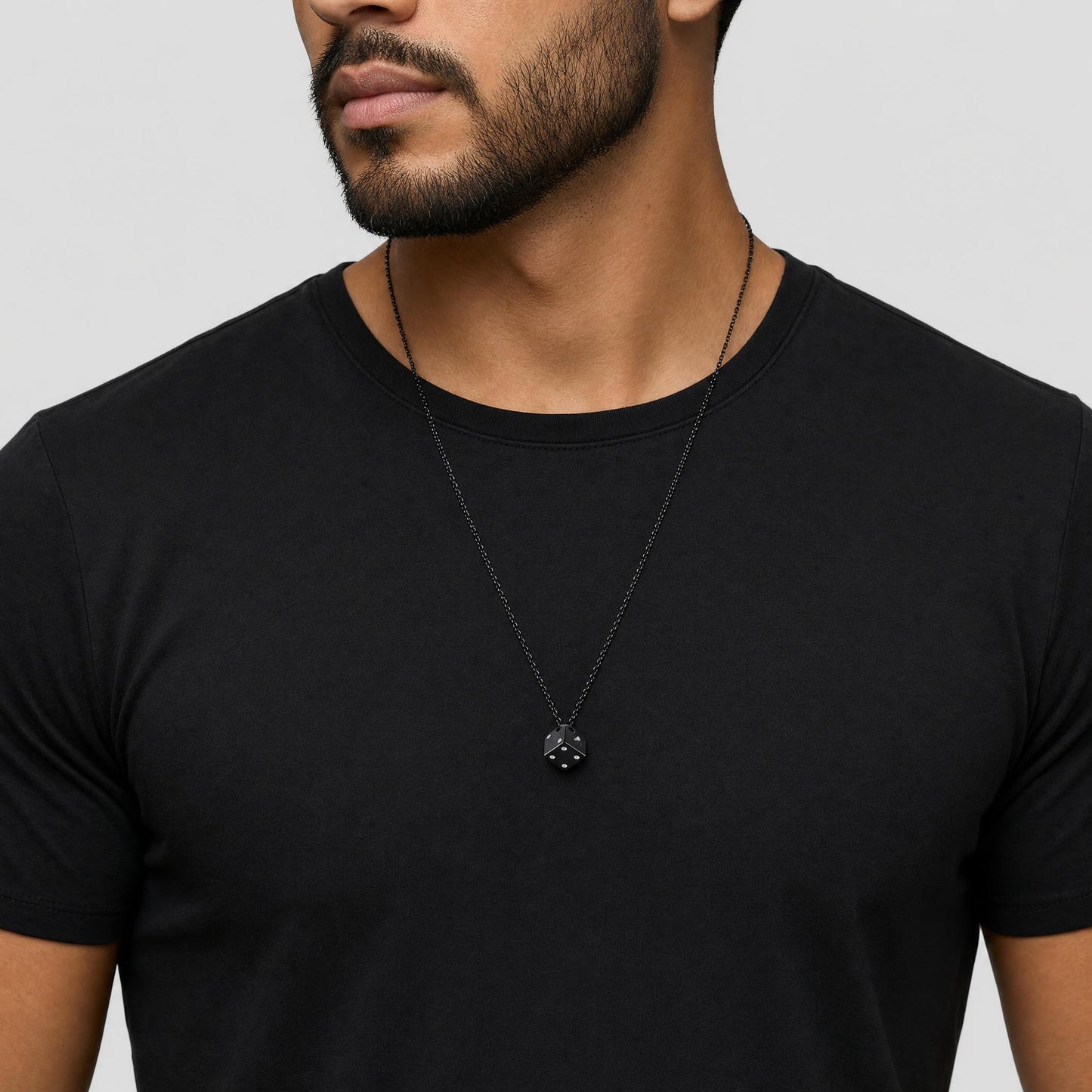 Collar Suerte - Acero Inox.