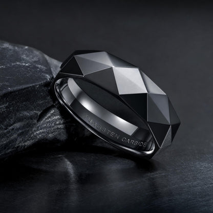 Anillo Cyber - Tungsteno