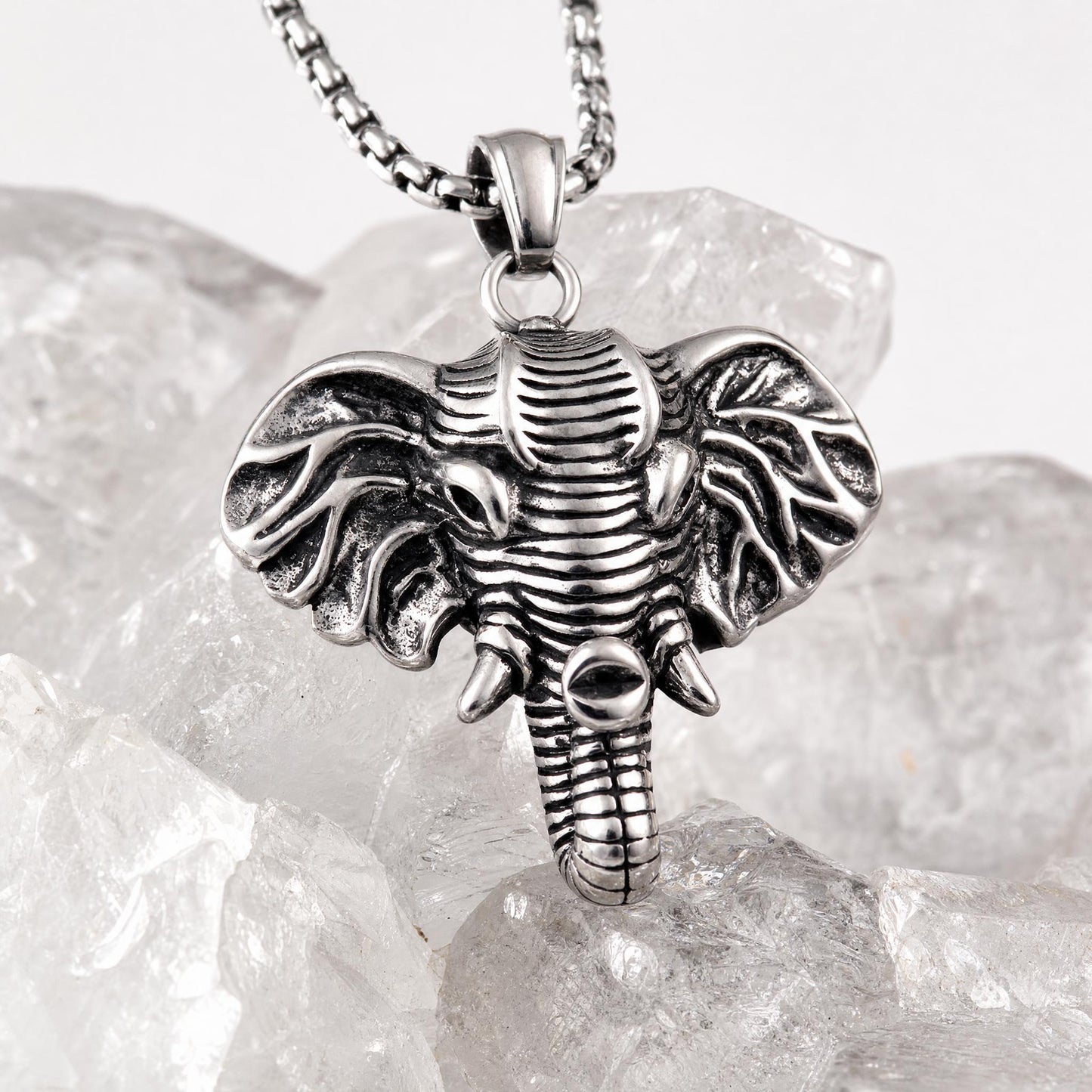 Collar Elefante - Acero Inox.
