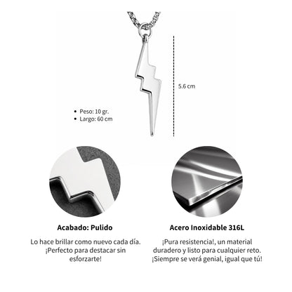 Collar Thunder - Acero Inox.